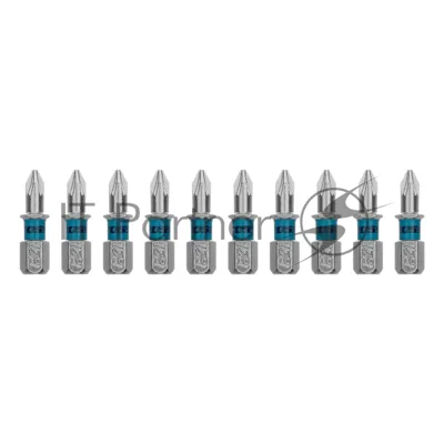 Бита Gross PZ1х25мм, сталь S2, шестигр., 10 шт.