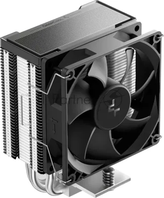 Кулер для процессора Deepcool AG300 G2 Soc-AM5/AM4/1200/1700/1851 серебристый/черный 4-pin 18-31dB Al+Cu 150W 350gr Ret (R-AG300-BKAMMG2)