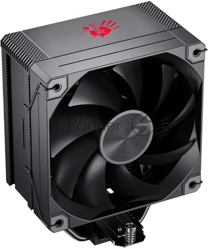 Устройство охлаждения(кулер) Bloody AC-12 Soc-AM5/AM4/1200/1700/1851 черный 4-pin 14-26dB Al+Cu 230W 582gr Ret (AC-12-230-BK)