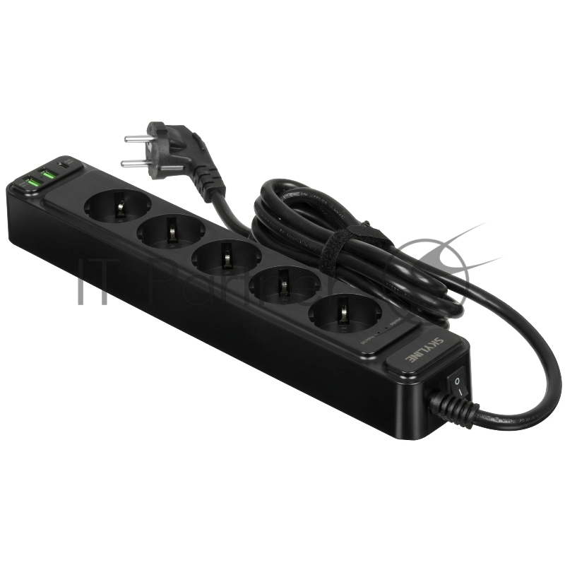 Сетевой фильтр Skyline USP-520 Black PD3.0