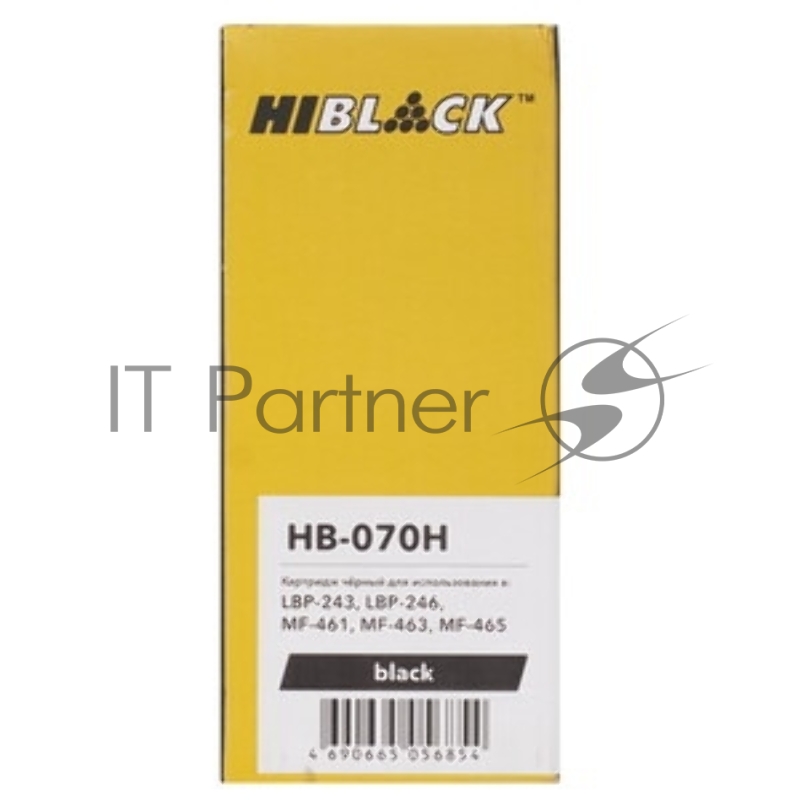 Чип Hi-Black к картриджу Canon LBP243/246/MF MF461/463/465 (070H), Bk, 10,2K