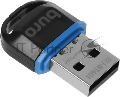 Адаптер USB Buro BU-BT601 Bluetooth V6.0 EDR+ BLE class 2 20м черный