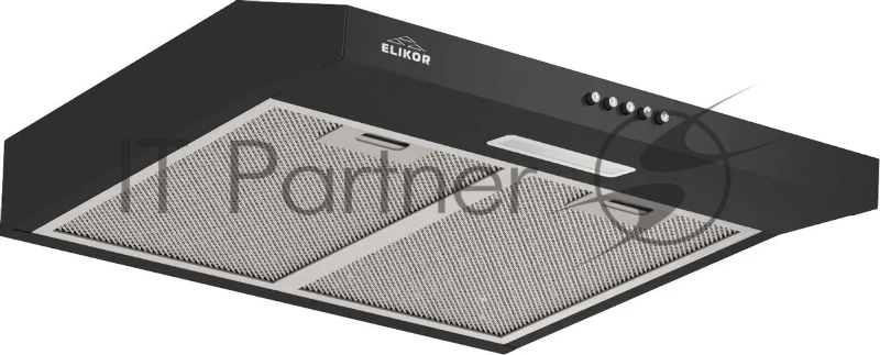 Вытяжка подвесная Elikor Eco ONE 50 BK чёрный, 50 см, 400 м³/ч, 51 дБ
