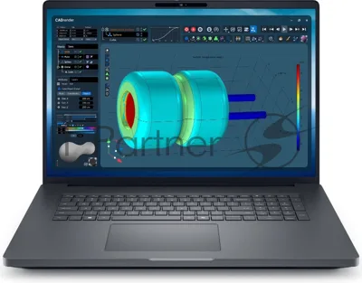 Ноутбук Dell Pro Max 18 Plus MB18250 Core Ultra7 265HX 18" 16:10 QHD+ (2560 x 1600),120Hz,500 nits,DDR5 64GB (32GB*2),1TB SSD,NVIDIA RTX PRO 3000 (12GB GDDR7),96Whr,FPR,3,3kg,2y,Linux,Black,KB/Eng