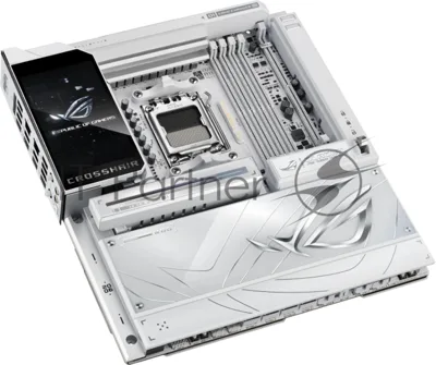 Материнская плата ASUS ROG CROSSHAIR X870E GLACIAL, AM5, AMD X870E, 4xDDR5, 4xSATA, 7xM.2, 2xPCIe 5.0 x16, 2x10Gb LAN, Wi-Fi 7, Bluetooth 5.4, 2xUSB-C 40Gbps (USB4 / Gen3x2), 4xUSB-C 10Gbps, 8xUSB-A 10Gbps, 2x3.5 мм, 7.1, E-ATX