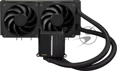 Жидкостная система охлаждения ASUS PROART LC 240 черный, алюминий/медь, 3000 об/мин, 39.5 дБ, 4 pin