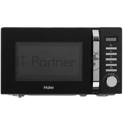 Микроволновая печь Haier HMB-DM208BA черный/серебристый, 20 л, 800 Вт, переключатели - кнопки, поворотный механизм