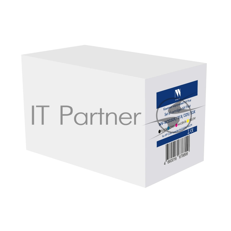 Комплект картриджей NVP совместимых NV-W2030X/31X/32X/33X 415X CMYK для HP Color LaserJet M454DN/M479 (7500Bk/6000Color)