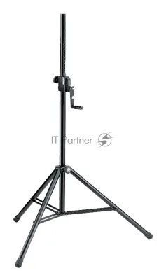 Стойка для акустической системы с подъемным механизмом K&M 21300-009-55 высота от 1385 до 2180 мм, диаметр трубы 35 мм, материал - сталь, цвет черный