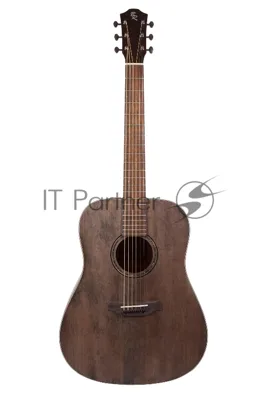 Акустическая гитара BATON ROUGE X11LS/D-W-SCC 6 струн, корпус дредноут, цвет Screwed Charcoal