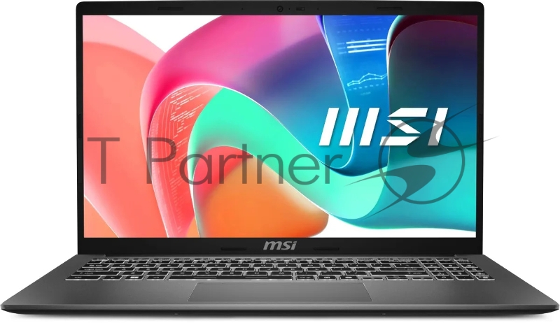 Ноутбук MSI Modern 15 F1MG-1071XRU/15.6"/IPS/Intel Core 7 150U/16Gb/512Gb/SSD/Intel Iris Xe Graphics/Windows 11 Pro/серый/1.7kg