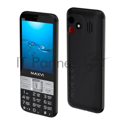 Мобильный телефон Maxvi B33 черный