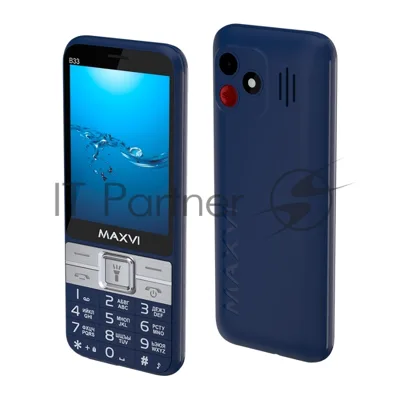 Мобильный телефон Maxvi B33 синий