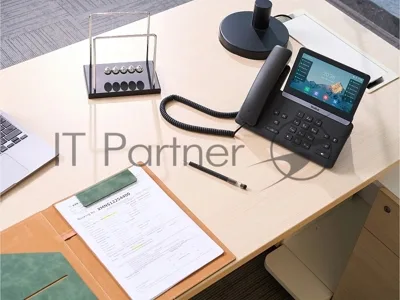 Телефон YEALINK SIP-T87W, 7" экран, WiFi, Bluetooth, USB, PoE, GigE, без видео, без БП, шт