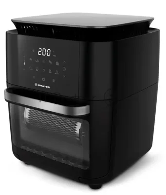 Аэрогриль BRAYER BR2053 черный, 1800 Вт, 12 л, сенсор, 10 программ