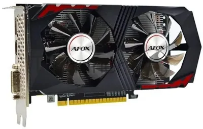 Видеокарта AFOX GeForce GTX 1050 Ti, 4 GB GDDR5, 128 bit, DVI-D, HDMI, DisplayPort, GPU 1291 MHz