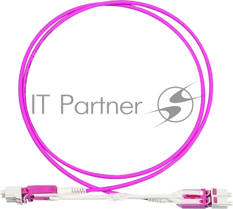 Патч-корд Lanmaster LAN-2LC-2LC/OS2H-1.0 2x9/125 OS2 LC дуплекс-LC дуплекс 1м LSZH желтый