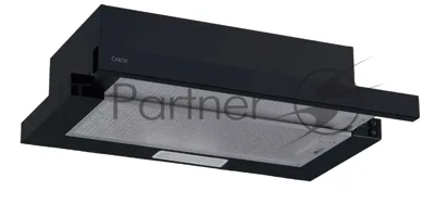 Вытяжка встраиваемая Candy CBT60RBG-07 чёрный, 60 см, 650 м³/ч, 70 дБ