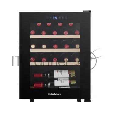 Винный шкаф Cellar Private CP023 черный, 60 л, 1 отсек, 23 бут.