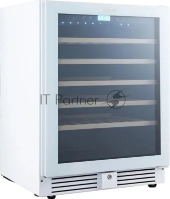 Винный шкаф встраиваемый Cellar Private CP051-1TWH белый, 136 л, 1 отсек, 51 бут.