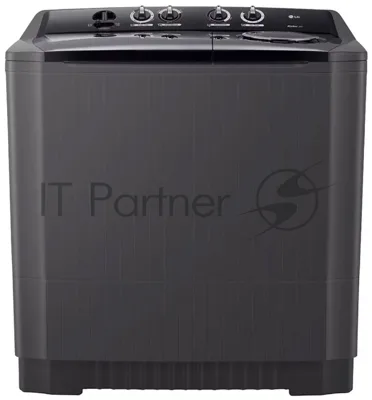Стиральная машина LG P1861RWNT черный, загрузка вертикальная 18 кг