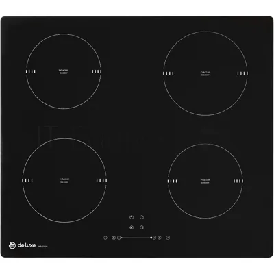 Индукционная варочная поверхность DeLuxe IH6470P1/A-S01A, 4 конфорки, стеклокерамика, 7000 Вт