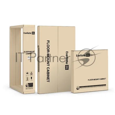 Шкаф телекоммуникационный 19" напольный 18U ExeGate EC-FS-18U.600.800.G.BLACK (19”, 18U, 600x800x987mm (ШхГхВ), передняя дверь закаленное стекло, задняя перфорированная дверь, съемные боковые панели, пыле- и влагозащита IP20, встроенный вентиляционный модуль, 1 полка в комплекте, черный RAL 9004, 3 коробки)