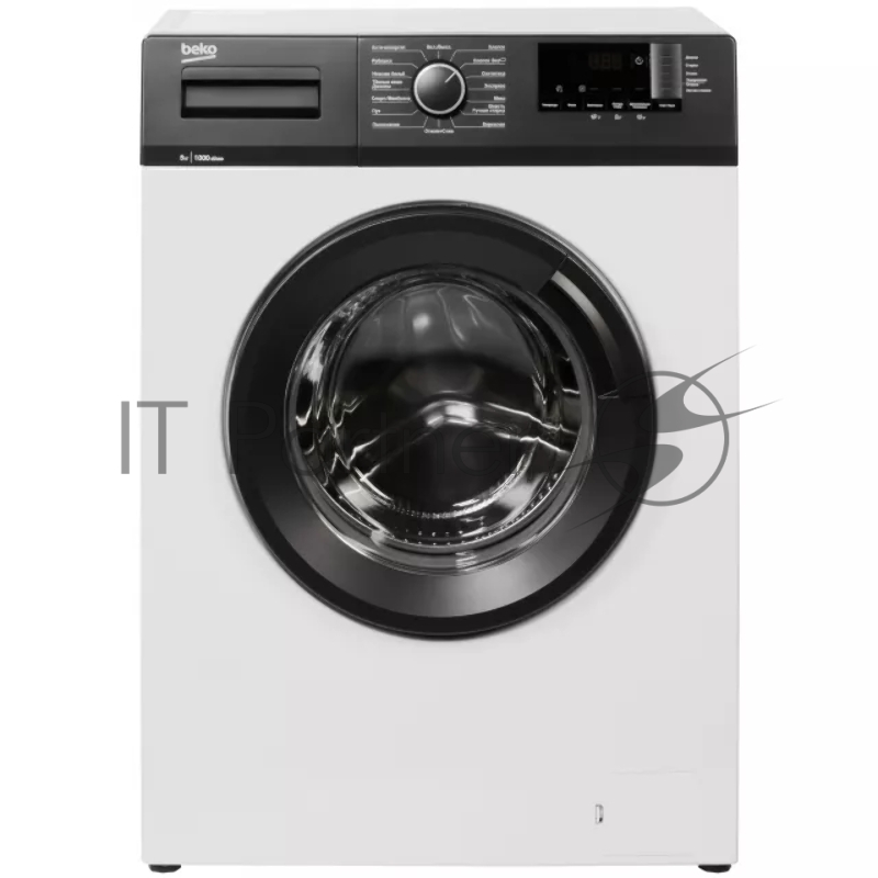 Стиральная машина Beko WHE5512BBW RUKZ BX B7SE4001000 7329810011 белый, загрузка фронтальная 5 кг, 1000 об/мин, класс A