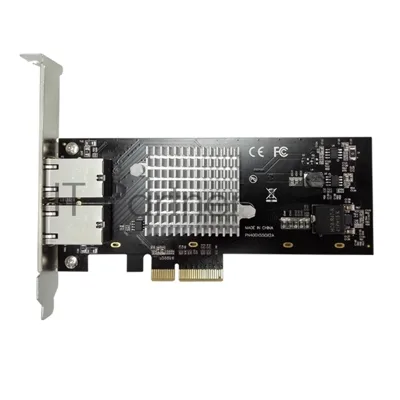 Сетевая карта 10G Dual Port RJ45 PCIe Ethernet Adapter with Intel X550-AT2 Chipset