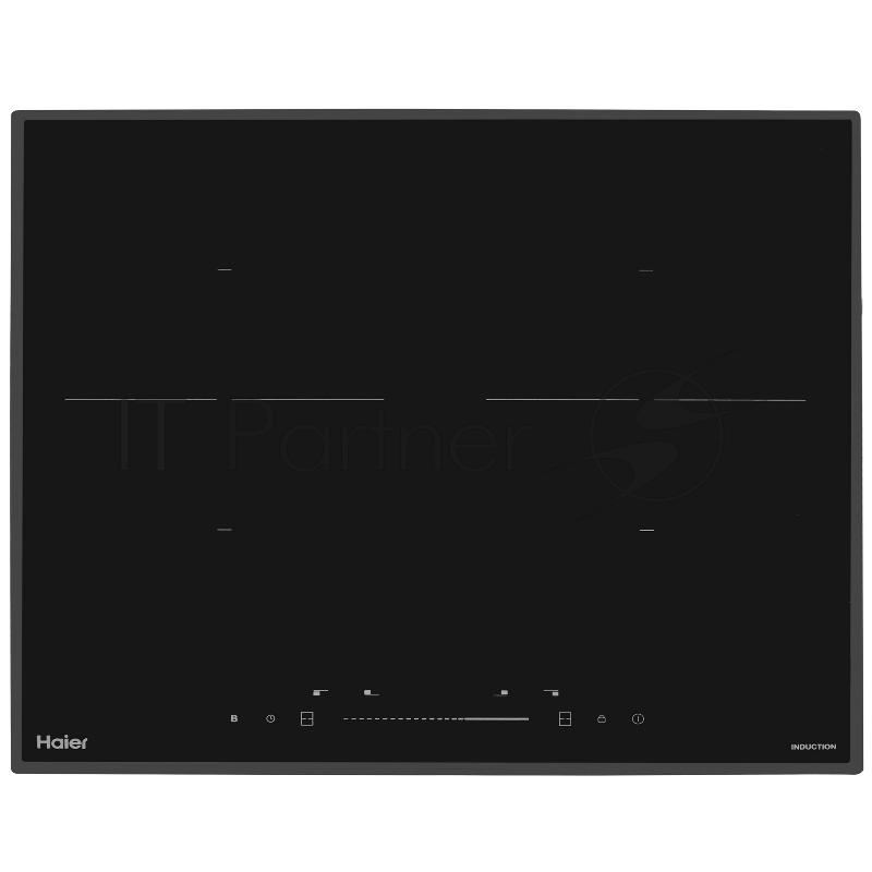 Индукционная варочная поверхность Haier HHK-Y64TJVB, 4 конфорки, с зоной расширения, стеклокерамика, 7200 Вт