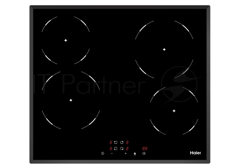 Электрическая варочная поверхность Haier HHY-C64NVB, 4 конфорки, стеклокерамика, 6000 Вт