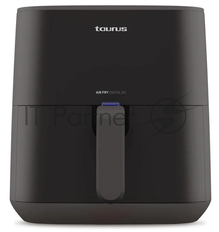 Аэрофритюрница Taurus Air fry digital 6S чёрный, 1700 Вт, 5.5 л, 1.2 кг, съёмная чаша, антипригарное покрытие, таймер
