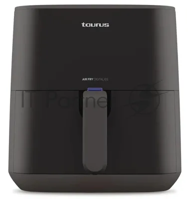 Аэрофритюрница Taurus Air fry digital 6S чёрный, 1700 Вт, 5.5 л, 1.2 кг, съёмная чаша, антипригарное покрытие, таймер