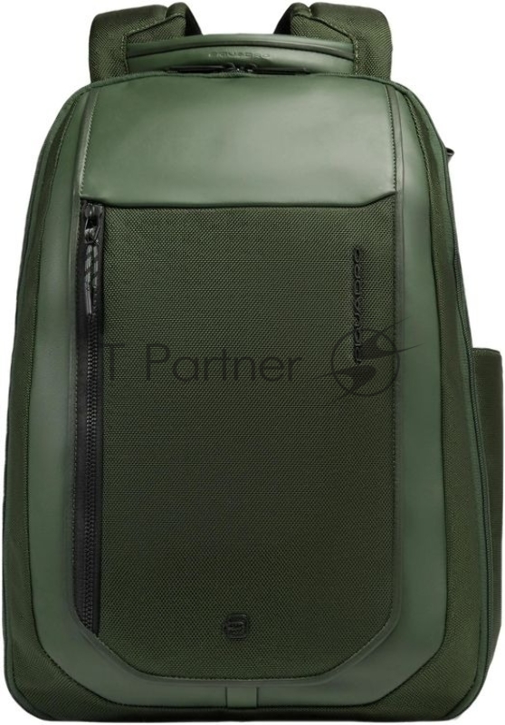 Рюкзак мужской Piquadro Lyss CA6928S143BM/VE зеленый тимьяновый полиэстер/натур.кожа
