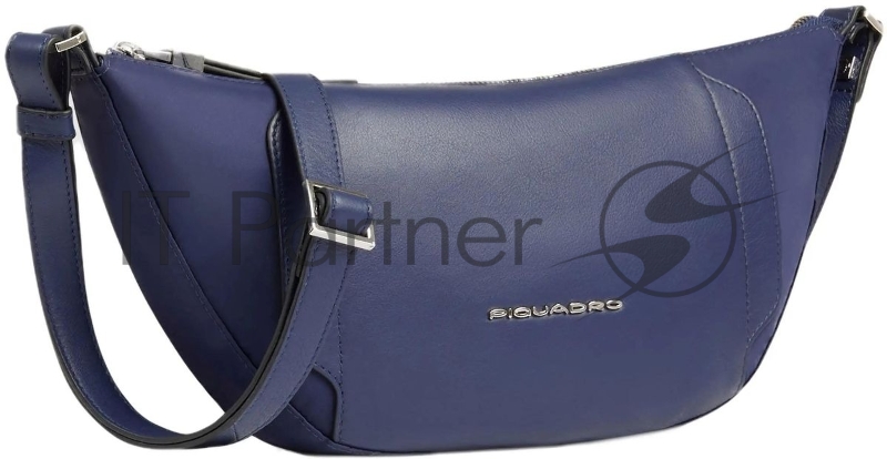 Сумка женская Piquadro Lyra CA6950W92T/BLU темно-синяя нейлон/натур.кожа