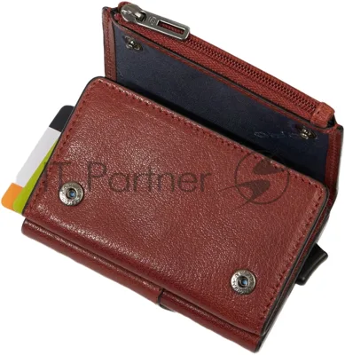 Чехол для кредитных карт Piquadro Solm PP5585S141R/CU табачный натур.кожа/алюм.