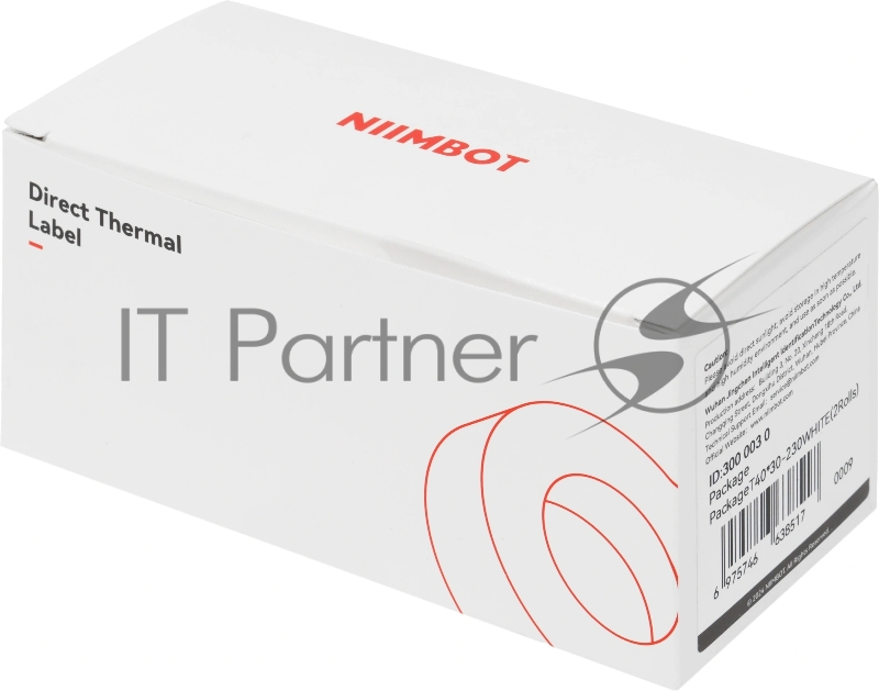 Термоэтикетки Niimbot 1747497 сег.:40x30мм 230шт/рул (упак.:2шт) Niimbot B1/B31/B21Pro/B21S/B3S_P белый