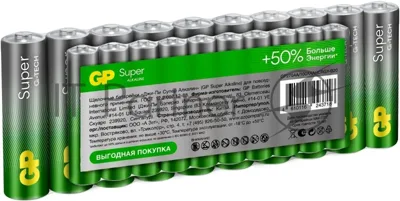 Батарея GP Super Alkaline 15A/24AA21-2CRSWC20 AA/AAA (20шт) спайка
