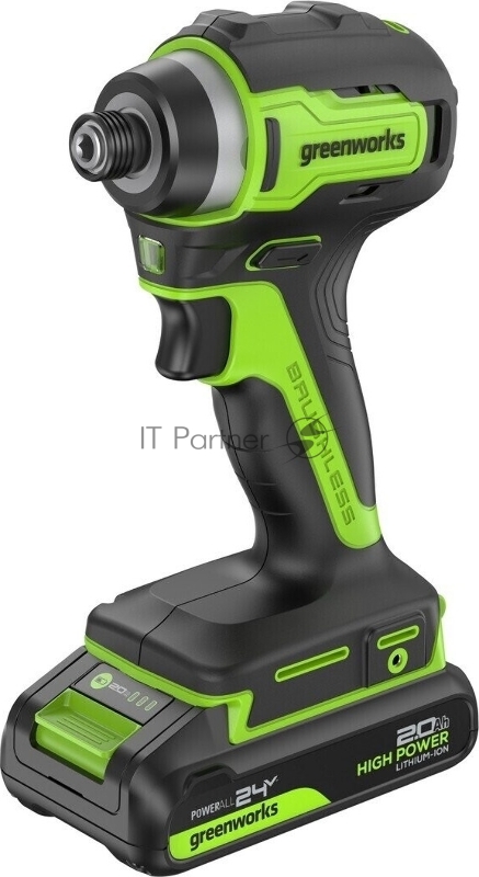 Винтоверт Greenworks ID3170 аккум. патрон:шестигр.1/4" (3804907CUA)