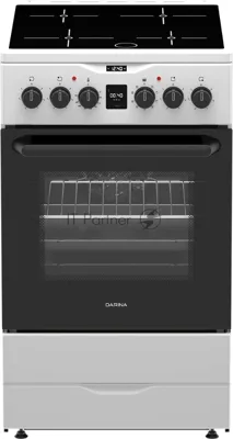 Плита электрическая Darina PL EC241 616 W белый, конфорок 4 шт, духовка 50 л, 50 см x 85 см x 60 см