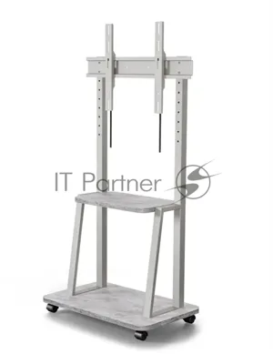 Стойка для телевизора Holder PR-108 серый/сланец 32"-65" макс.40кг напольный мобильный