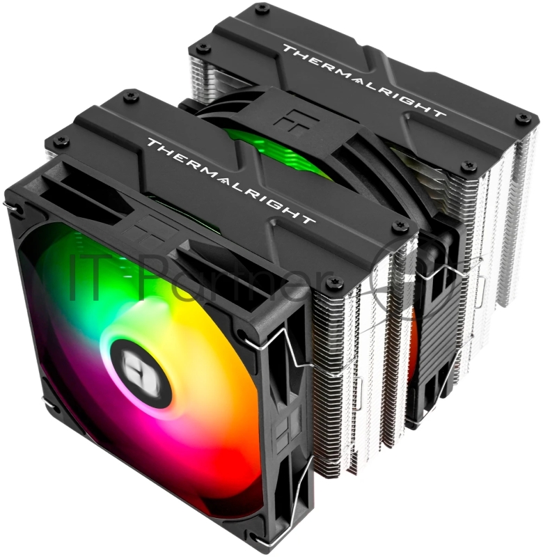 Устройство охлаждения (кулер) Thermalright Peerless Assassin 140 SE ARGB Soc-AM5/AM4/1200/1700/1851 черный 4-pin 19-25.6dB Al+Cu 1000gr Ret (PA140-SE-ARGB)