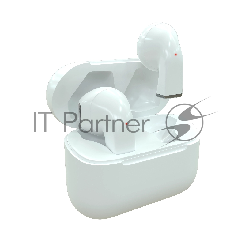 Наушники TWS More Choice БВ06 белый, вкладыши, Bluetooth, сенсорное управление, до 4 ч
