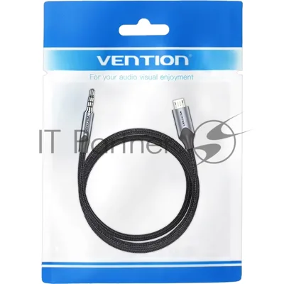 Кабель Vention USB Micro B M/Jack 3,5 mm M - 1.5 м