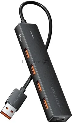 USB-концентратор Vention CHOBB, USB, USB Type-C/USB 4 порта, USB