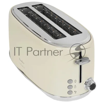 Тостер TESLER TT-430 бежевый, 1500 Вт, 2 слота