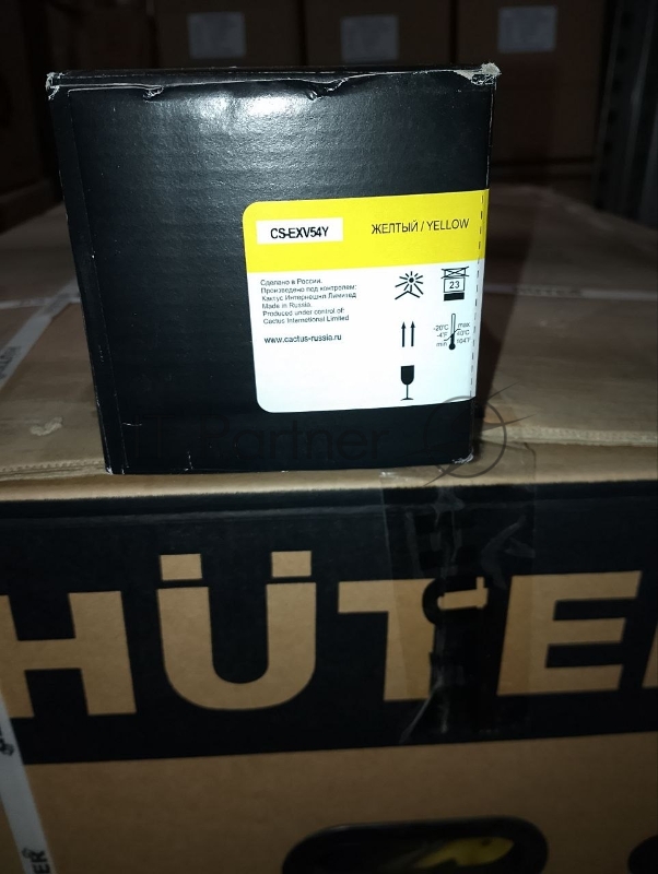 (Поврежденная упаковка) Картридж лазерный Cactus CS-EXV54Y желтый (8500стр.) для Canon ImageRunner C3025/C3025i MFP