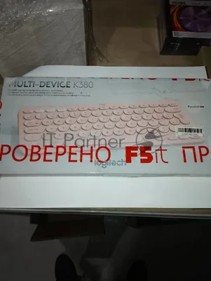 (Поврежденная упаковка) Клавиатура беспроводная Logitech K380 Rose (920-010569)