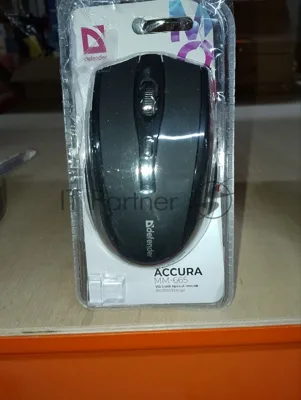 (Поврежденная упаковка) Мышь беспроводная DEFENDER Accura MM-665 черный (USB, 1600dpi, 6but) (52665_ВУ)