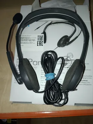 (Поврежденный товар) Гарнитура проводная LOGITECH Headset H111 Stereo grey (1хJack 3.5mm, кабель 1.8м) (981-000588_(Поврежденный товар) 000450)